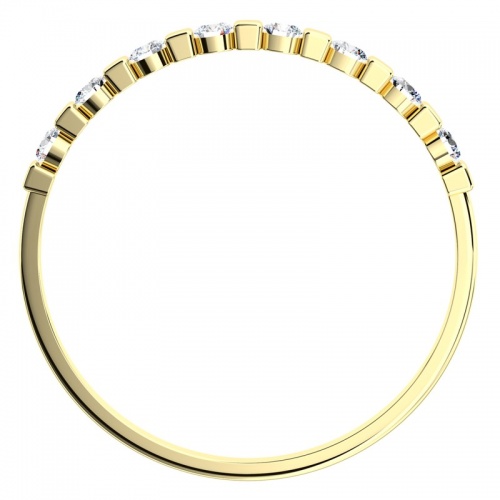 Eris Gold  - netradiční zásnubní prsten ze žlutého zlata  