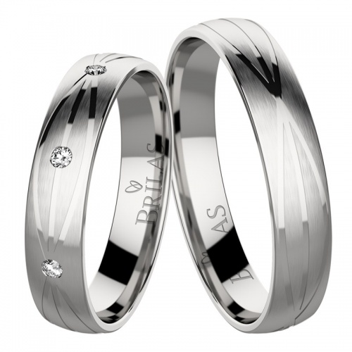 Brenda Steel  - ocelové snubní prsteny 
