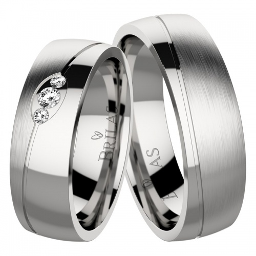 Constantine Stone - ocelové snubní prsteny