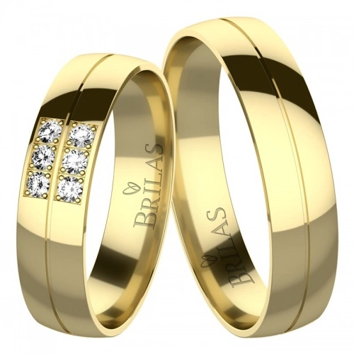 Tito Gold - snubní prsteny ze žlutého zlata