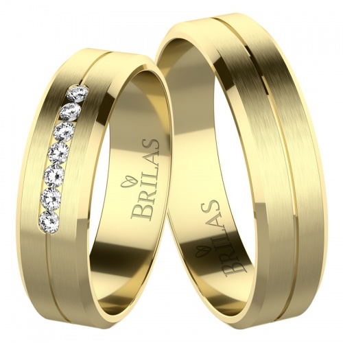 Dimidius Gold - snubní prsteny ze žlutého zlata