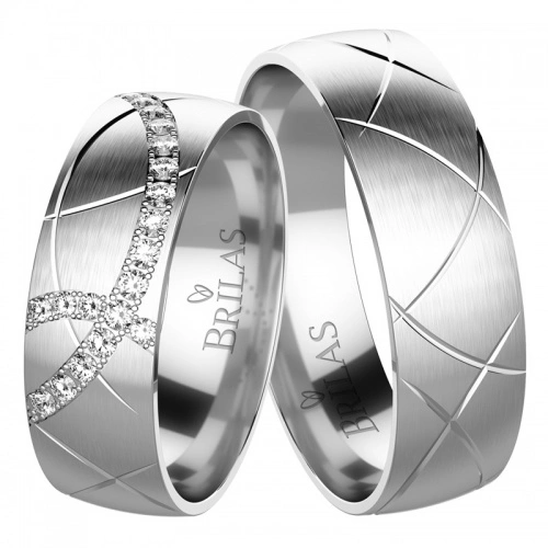 Eugenia White - snubní prsteny s kameny