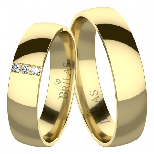 Luisella Gold - snubní prsteny ze žlutého zlata