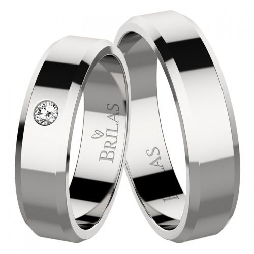Jovita Steel -stylové snubní prsteny z chirurgické oceli