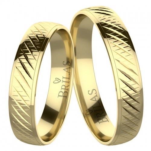 Tadeo Gold-snubní prsteny ze žlutého zlata