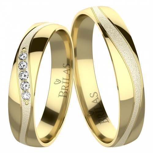 Okrus Gold - snubní prsteny ze žlutého zlata