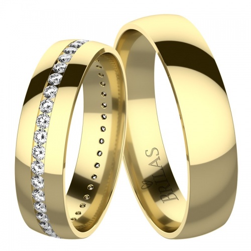 Melisa Gold  - snubní prsteny ze žlutého zlata 