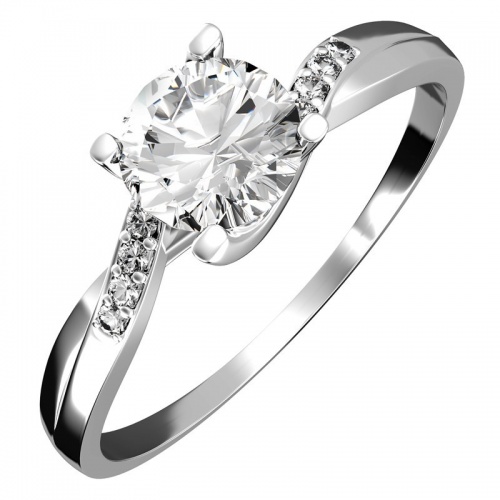 Zantus White - vynikající zásnubní prsten z bílého zlata