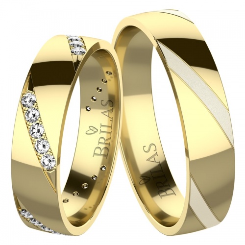 Manu Gold - snubní prsteny ze žlutého zlata