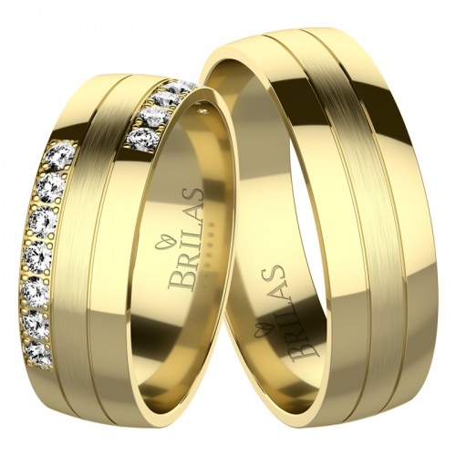 Trojan Gold - snubní prsteny ze žlutého zlata