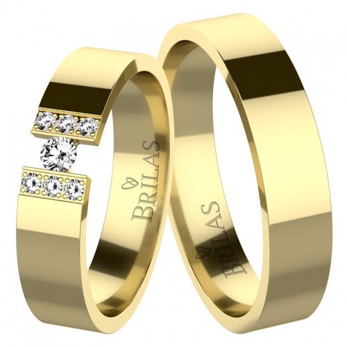 Epona Gold - snubní prsteny ze žlutého zlata