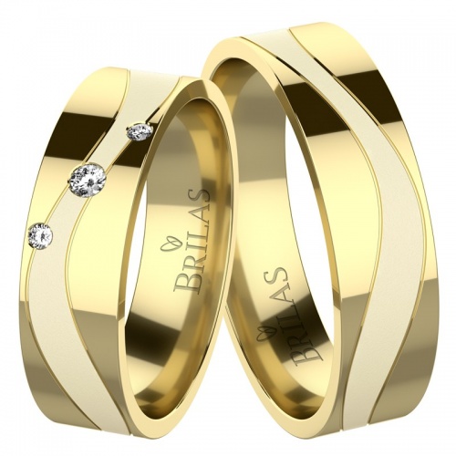 Dina Gold - snubní prstýnky ze žlutého zlata 