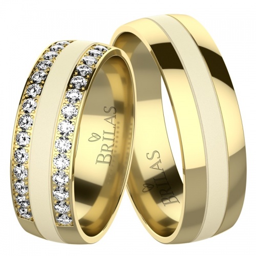 Isidora Gold - snubní prsteny ze žlutého zlata