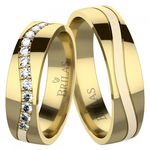 Adore Gold - snubní prsteny ze žlutého zlata