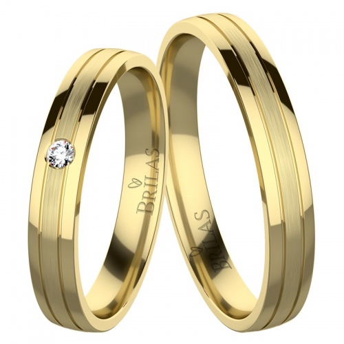 Zita Gold - snubní prsteny ze žlutého zlata