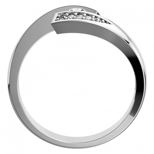 Nuriana White Briliant - prsten v bílém zlatě s brilianty