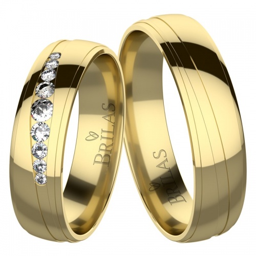 Lajla Gold - snubní prsteny ze žlutého zlata