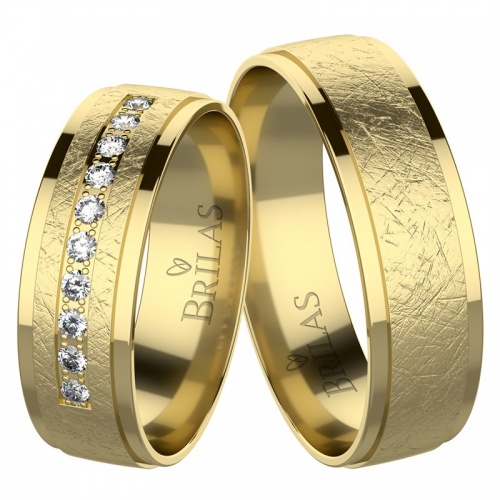 Rina Gold - snubní prsteny ze žlutého zlata