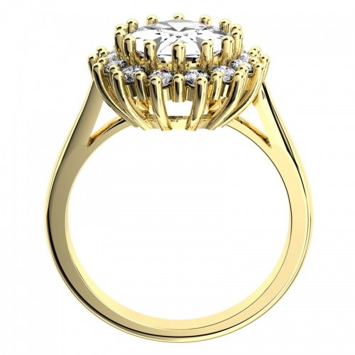 Megan Gold - prsten ze žlutého zlata 