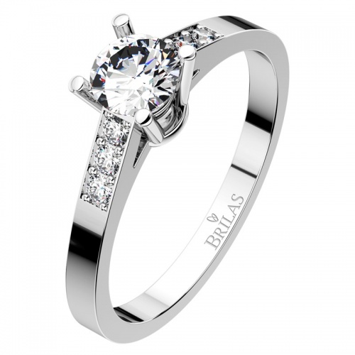 Monika Silver-překrásný zásnubní prsten ze stříbra