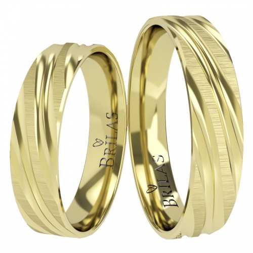 Olga Gold - snubní prsteny ze žlutého zlata