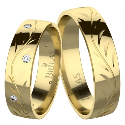 Regana Gold - snubní prsteny ze žlutého zlata