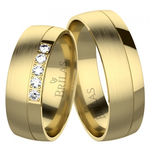 Nicollo Gold - snubní prsteny ze žlutého zlata