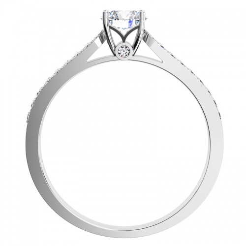 Afrodita White Briliant - prsten z bílého zlata 