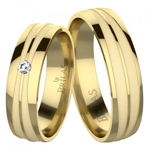 Criss Gold - snubní prsteny ze žlutého zlata