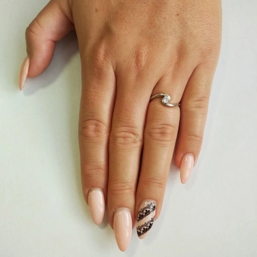 Vitas II. W Briliant (375 mm) - zásnubní prsten z bílého zlata