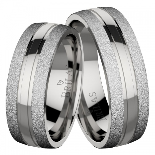 Dance -elegantní snubní prsteny z oceli