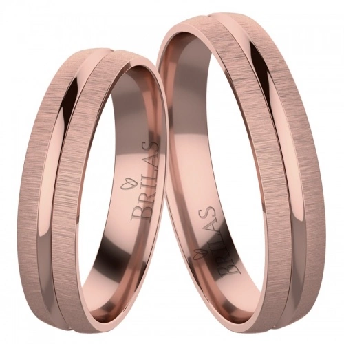 Rambos Red - krásné zlaté snubní prstýnky