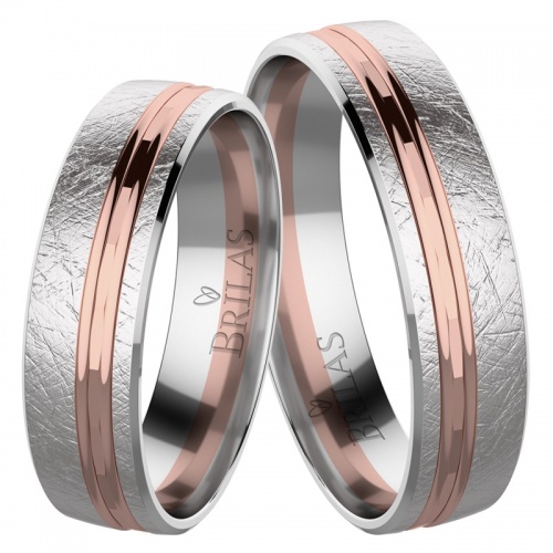 Sony Colour RW - snubní prsteny z kombinovaného zlata
