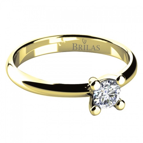 Hestia G Briliant  - klasický zásnubní prsten v dokonalém provedení