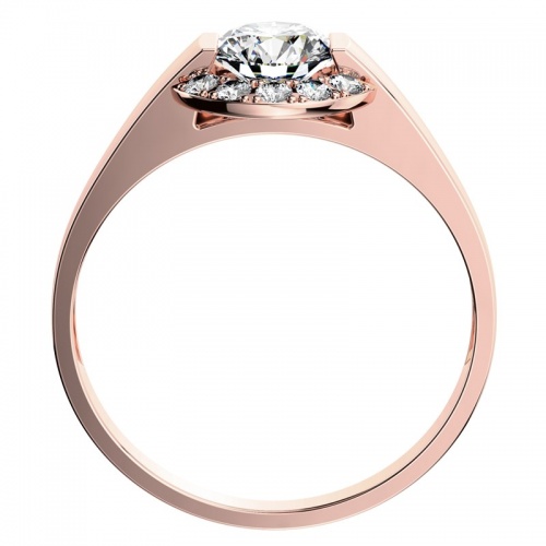 Sofia Red - prsten z růžového zlata