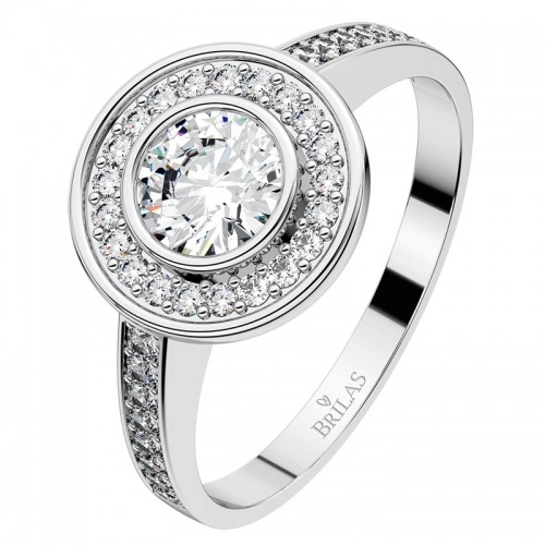 Arabela W Briliant - zásnubní prsten z bílého zlata