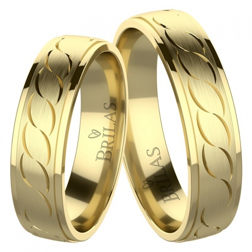 Forever Ring Gold  - snubní prsteny ze žlutého zlata 