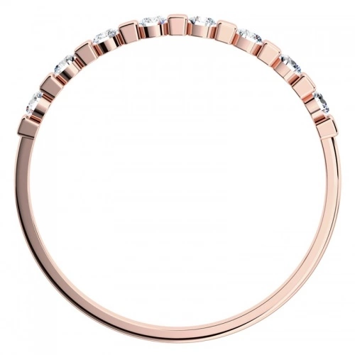 Eris Red - prsten z růžového zlata 