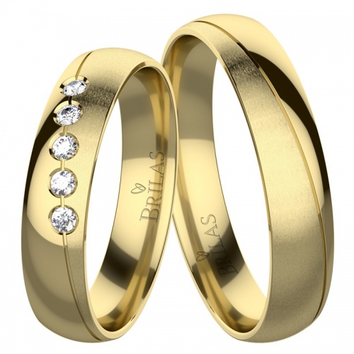 Bizaku Gold - snubní prsteny ze žlutého zlata 