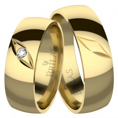 Nora Gold - snubní prsteny ze žlutého zlata 