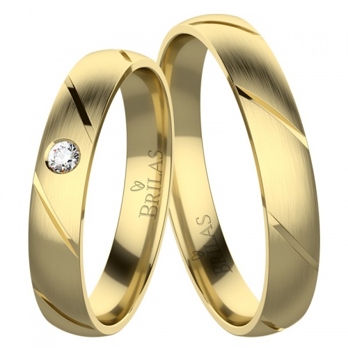 Doubravka Gold - snubní prsteny ze žlutého zlata