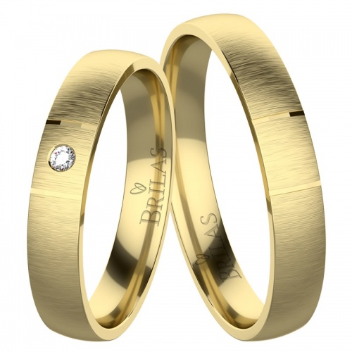 Salomi Gold - snubní prsteny ze žlutého zlata