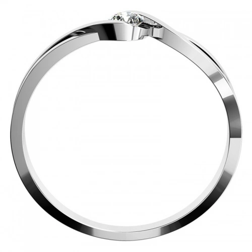 Rosana W Briliant  - jedinečný zásnubní prsten z bílého zlata