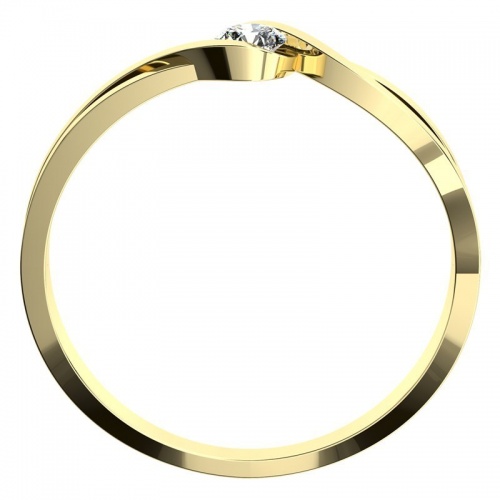 Rosana G Briliant  - jedinečný zásnubní prsten ze žlutého zlata