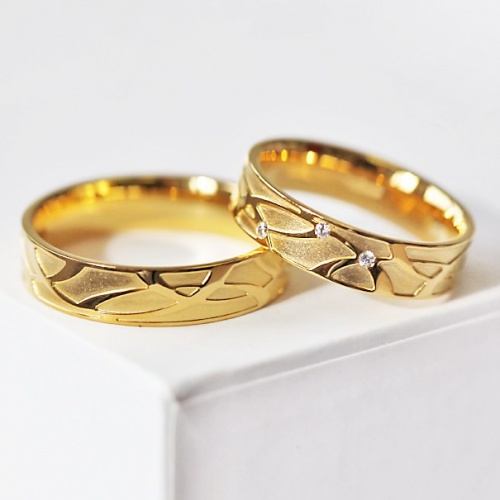 Roma Gold - snubní prsteny ze žlutého zlata