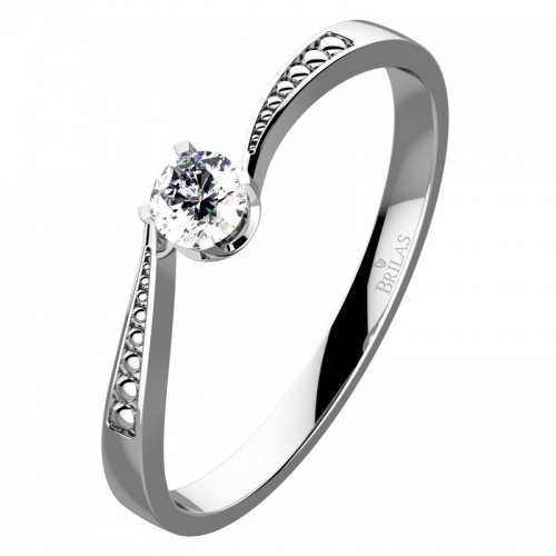 Aneta W Briliant   - zásnubní prsten s briliantem 