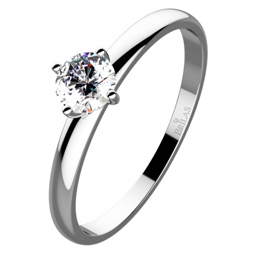 Brigita W Briliant   - skvostný zásnubní prsten s briliantem 
