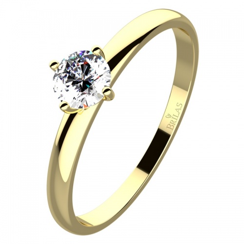 Brigita G Briliant   - skvostný zásnubní prsten s briliantem 