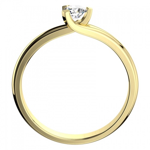 Polina Gold  - zásnubní prsten ze žlutého zlata
