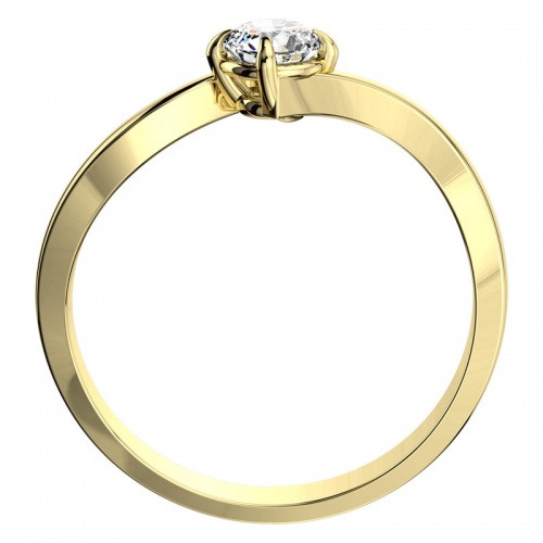 Pamela Gold  - zásnubní prsten ze žlutého zlata